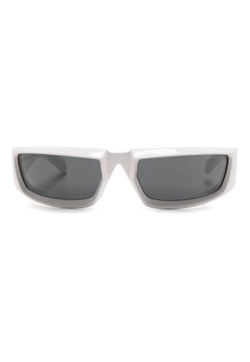 Prada Eyewear Ergonomische Sonnenbrille - Weiß