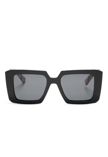 Prada Eyewear Eckige Symbole Sonnenbrille - Schwarz