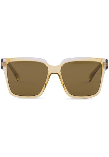 Prada Eyewear oversized square-frame sunglasses - Braun