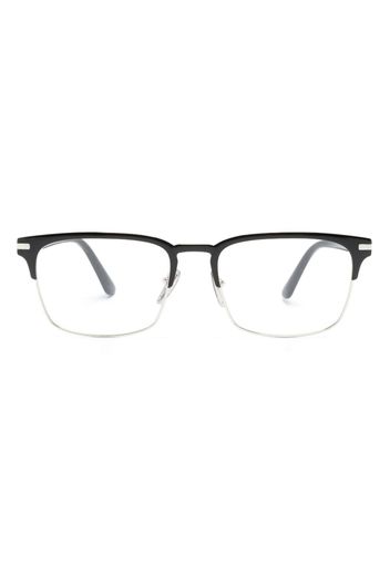 Prada Eyewear square-frame logo-embellished glasses - Schwarz