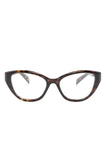 Prada Eyewear cat-eye frame glasses - Braun