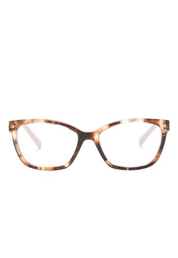 Prada Eyewear tortoiseshell-effect square-frame glasses - Braun