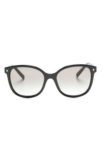 Prada Eyewear Sonnenbrille mit eckigem Gestell - Schwarz