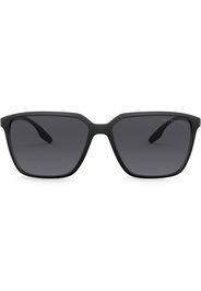 Prada Eyewear Polarisierte 'Linea Rossa' Sonnenbrille - Schwarz