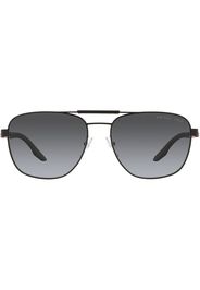 Prada Eyewear Getönte Pilotenbrille - Grau