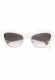 Prada Eyewear Sonnenbrille mit geometrischem Gestell - Weiß