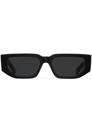 Prada Eyewear Eckige Symbole Sonnenbrille - Schwarz