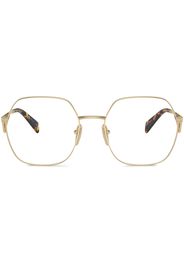 Prada Eyewear Brille mit rundem Gestell - Gold