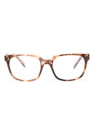 Prada Eyewear tortoiseshell-effect square-frame glasses - Braun