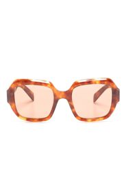 Prada Eyewear tortoiseshell oversized-frame tinted sunglasses - Braun