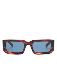 Prada Eyewear rectangle-frame sunglasses - Braun