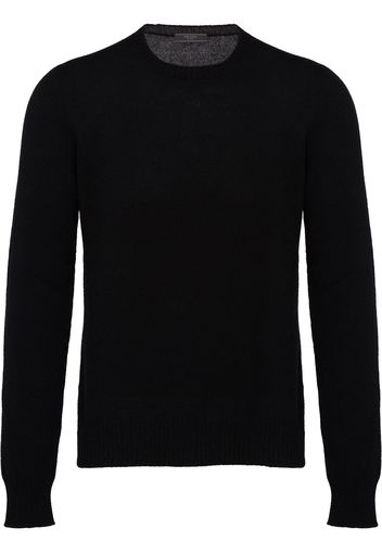 Prada Pullover mit Rundhalsausschnitt - Schwarz