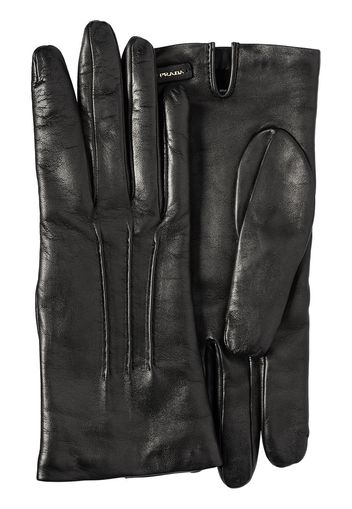 Prada Handschuhe aus Leder - Schwarz