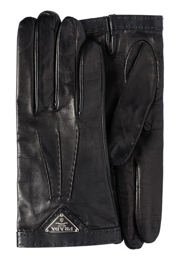 Prada Handschuhe aus Nappaleder - Schwarz