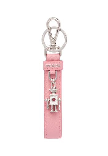 Prada Schlüsselanhänger aus Saffiano-Leder - Rosa