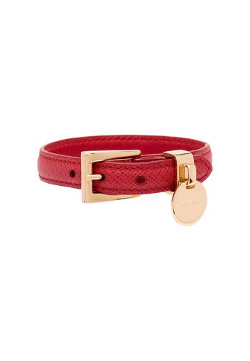 Prada Armband aus Saffiano-Leder - Rot