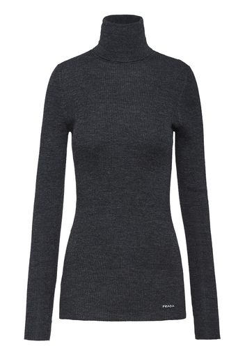 Prada Pullover mit Rollkragen - Grau