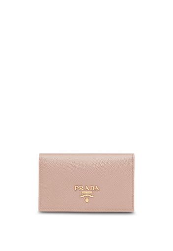 Prada Kartenetui aus Saffiano-Leder - Rosa