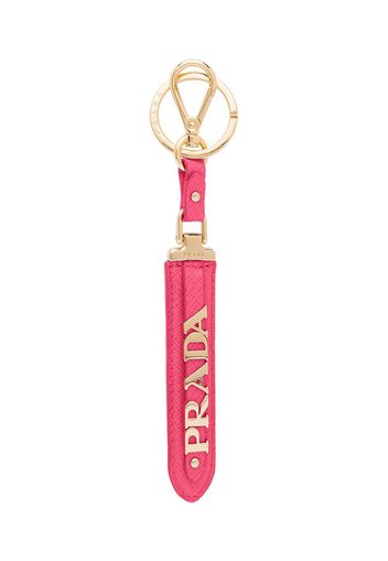 Prada Saffiano-Schlüsselanhänger - Rosa