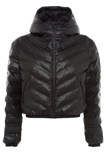 Prada Gefütterte Cropped-Jacke - Schwarz