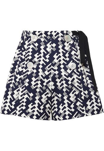 Prada Shorts mit Schnürung - Blau