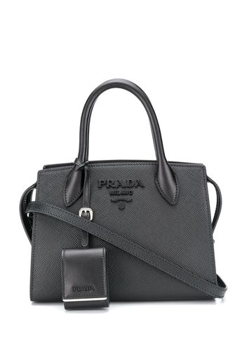 Prada Handtasche mit Logo - Schwarz