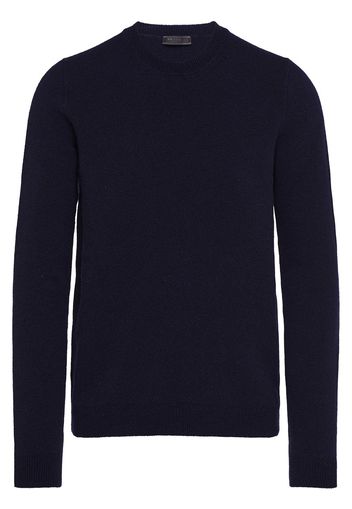 Prada Kaschmirpullover mit rundem Ausschnitt - Blau