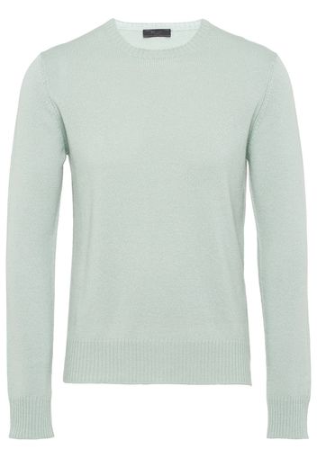 Prada Klassischer Kaschmirpullover - Grau