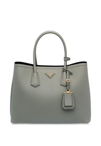 Prada Mittelgroße Saffiano-Handtasche - Grau