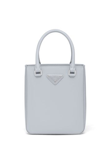 Prada Kleiner Shopper in Triangel-Form - Blau