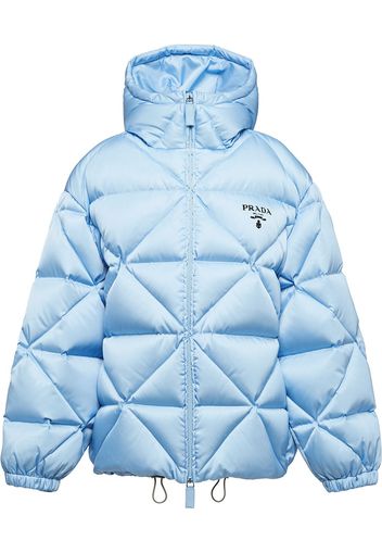 Prada Re-Nylon Daunenjacke - Blau