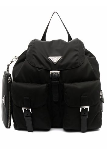 Prada Mittelgroßer Rucksack - Schwarz