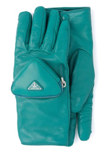 Prada Kurze Handschuhe - Blau