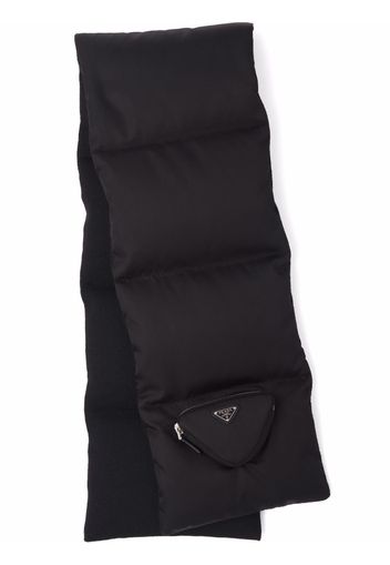 Prada Re-Nylon padded scarf - Schwarz