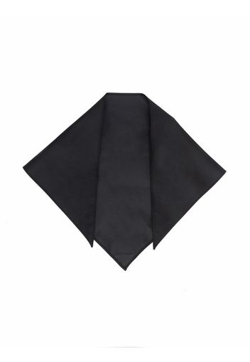 Prada logo-plaque scarf - Schwarz