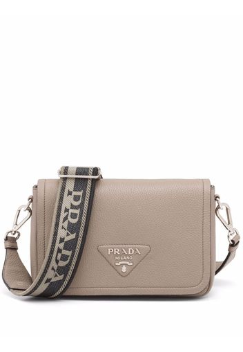 Prada small Flou shoulder bag - Grau