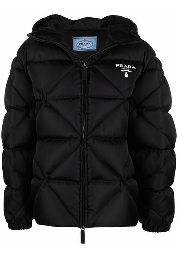 Prada Re-Nylon quilted down jacket - Schwarz