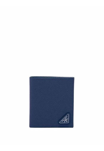 Prada Saffiano leather bifold wallet - Blau