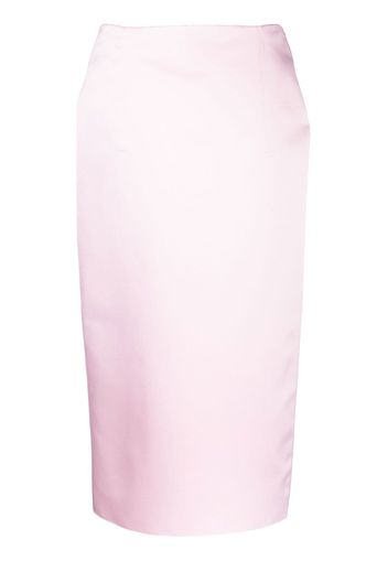 Prada rear slit high-waisted skirt - Rosa