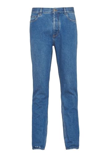 Prada mid-rise slim-cut jeans - Blau