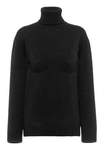 Prada Pullover mit Rollkragen - Schwarz