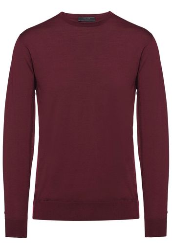 Prada Pullover mit rundem Ausschnitt - Rot