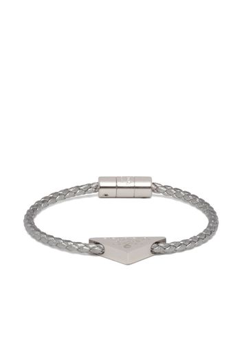 Prada Armband mit Logo-Schild - Silber