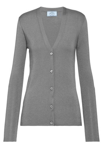 Prada Cardigan mit Knöpfen - Grau