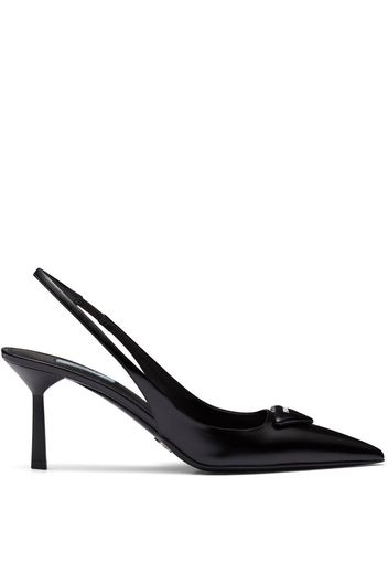 Prada Slingback-Pumps - Schwarz