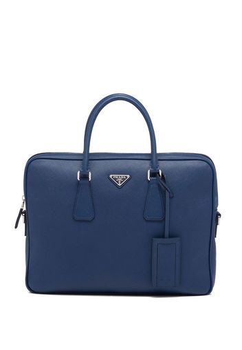 Prada Aktentasche aus Saffiano-Leder - Blau