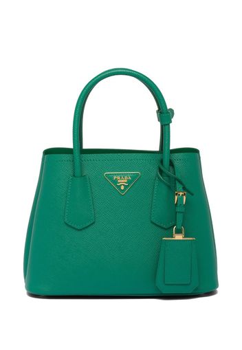 Prada Shopper aus Saffiano-Leder - Grün