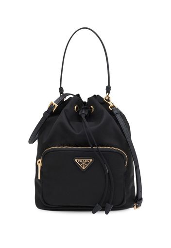 Prada Beuteltasche aus Re-Nylon - Schwarz