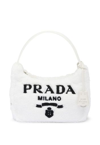 Prada Re-Edition 2000 terry mini bag - Weiß