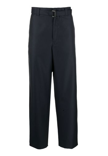 Prada belted tailored trousers - Blau